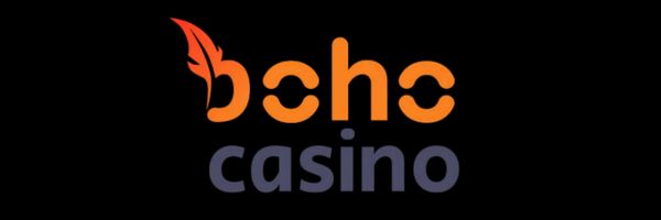 Boho Casino portrait view on a smartphone with the game menu expanded
